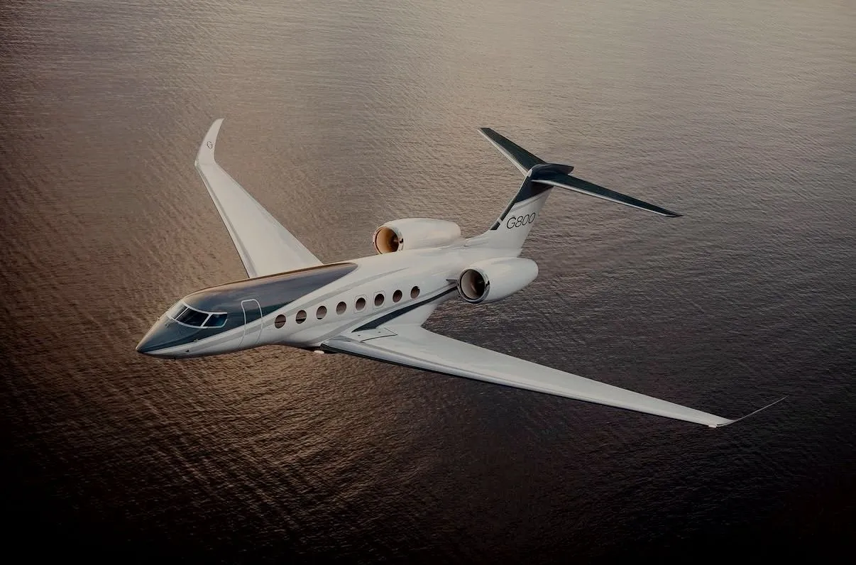 Corporate membership concierge service card with luxury travel scene